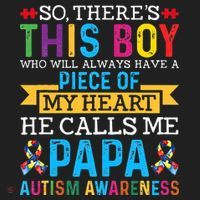 Autism Papa Autism Awareness Support Autism Motivational Tumbler thumb 3