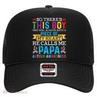 Autism Papa Autism Awareness Support Autism Motivational Hat thumb 0