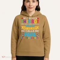 Autism Papa Autism Awareness Support Autism Motivational Hoodie thumb 5