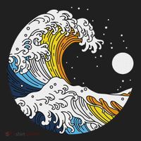 Aroace Pride Aro Ace Aromantic Asexual Flag Japan Great Wave Women's Sweatshirt thumb 2