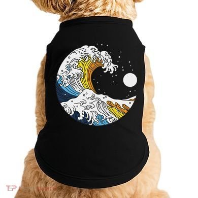 Aroace Pride Aro Ace Aromantic Asexual Flag Japan Great Wave Doggie Tank