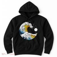 Aroace Pride Aro Ace Aromantic Asexual Flag Japan Great Wave Hoodie thumb 0