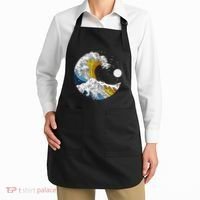 Aroace Pride Aro Ace Aromantic Asexual Flag Japan Great Wave Apron thumb 2