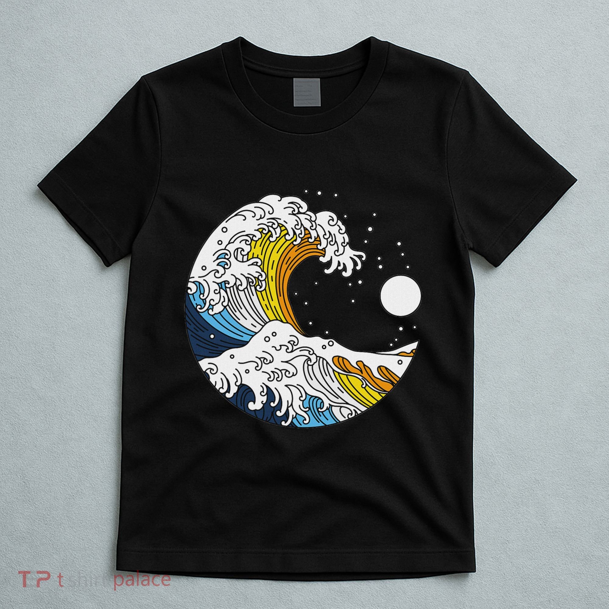 Aroace Pride Aro Ace Aromantic Asexual Flag Japan Great Wave T-Shirt