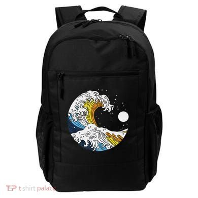 Aroace Pride Aro Ace Aromantic Asexual Flag Japan Great Wave Backpack