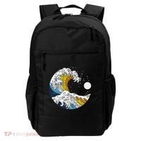 Aroace Pride Aro Ace Aromantic Asexual Flag Japan Great Wave Backpack thumb 0