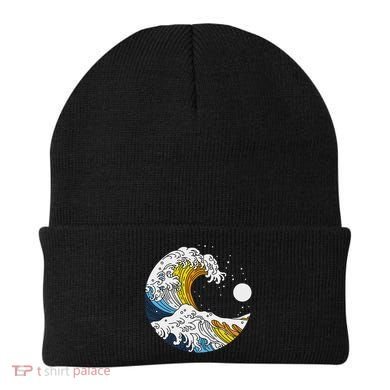 Aroace Pride Aro Ace Aromantic Asexual Flag Japan Great Wave Beanie