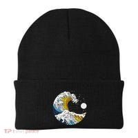 Aroace Pride Aro Ace Aromantic Asexual Flag Japan Great Wave Beanie thumb 0