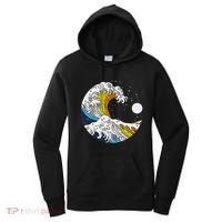 Aroace Pride Aro Ace Aromantic Asexual Flag Japan Great Wave Women's Hoodie thumb 0