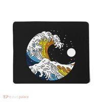 Aroace Pride Aro Ace Aromantic Asexual Flag Japan Great Wave Mousepad thumb 0