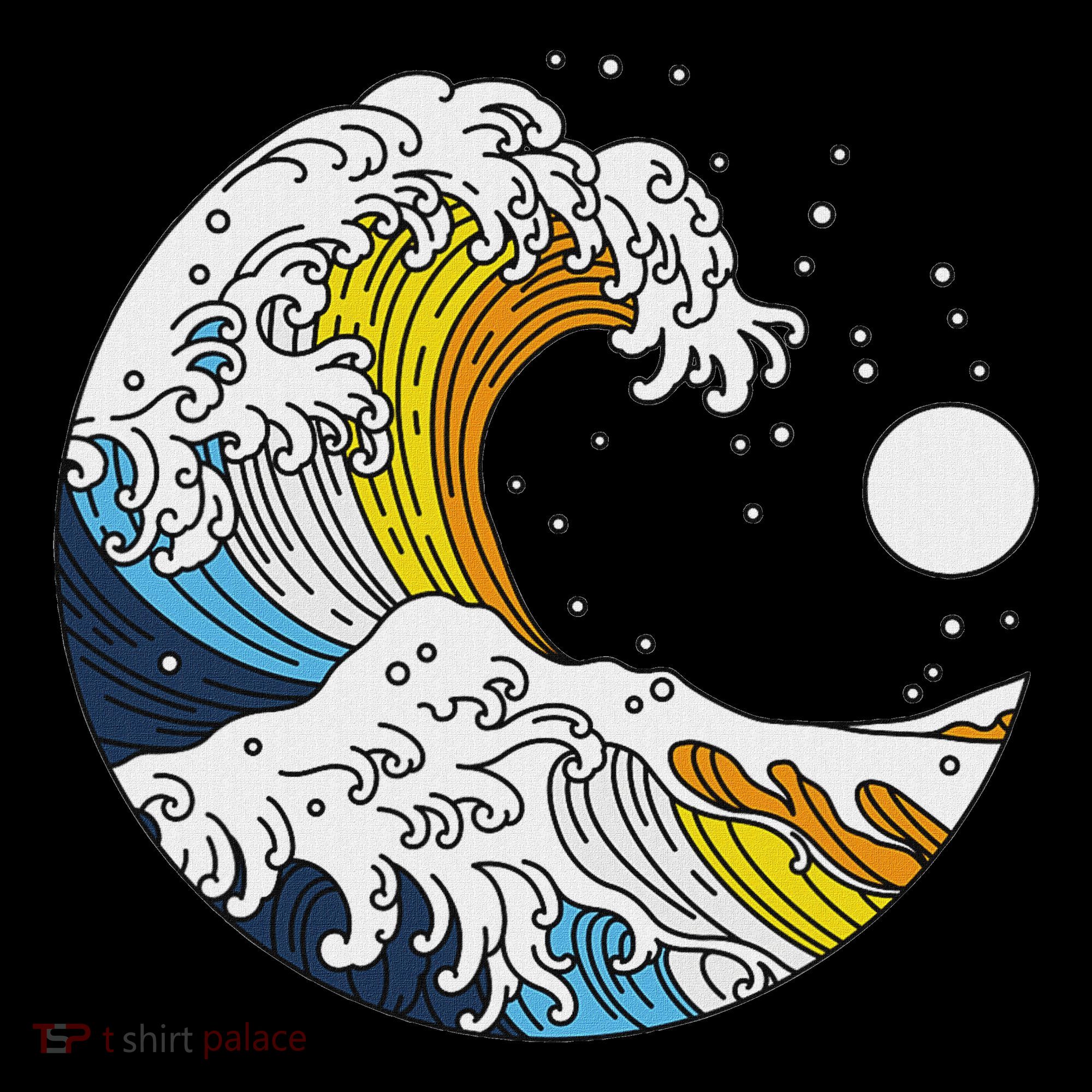 Aroace Pride Aro Ace Aromantic Asexual Flag Japan Great Wave Mousepad