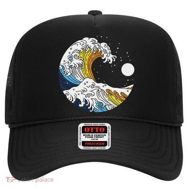 Aroace Pride Aro Ace Aromantic Asexual Flag Japan Great Wave Hat