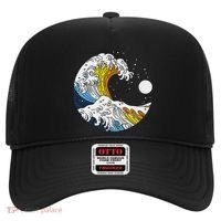 Aroace Pride Aro Ace Aromantic Asexual Flag Japan Great Wave Hat thumb 0