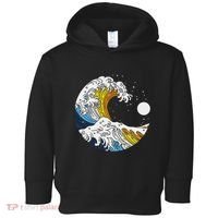Aroace Pride Aro Ace Aromantic Asexual Flag Japan Great Wave Toddler Hoodie thumb 0