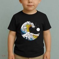 Aroace Pride Aro Ace Aromantic Asexual Flag Japan Great Wave Toddler T-Shirt thumb 2