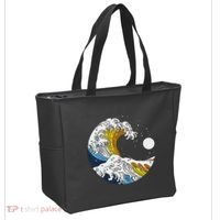 Aroace Pride Aro Ace Aromantic Asexual Flag Japan Great Wave Tote Bag thumb 2