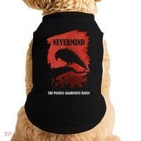 A Passive Aggressive Raven Literature Nevermind Allusion Doggie Tank thumb 0