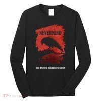 A Passive Aggressive Raven Literature Nevermind Allusion Long Sleeve Shirt thumb 0