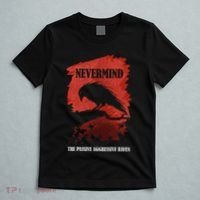A Passive Aggressive Raven Literature Nevermind Allusion T-Shirt thumb 5