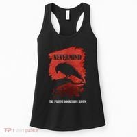 A Passive Aggressive Raven Literature Nevermind Allusion Women's Tank Top thumb 0