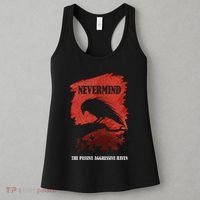 A Passive Aggressive Raven Literature Nevermind Allusion Women's Tank Top thumb 3
