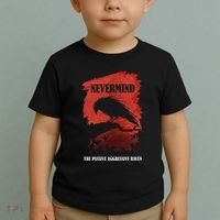A Passive Aggressive Raven Literature Nevermind Allusion Toddler T-Shirt thumb 2
