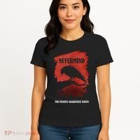 A Passive Aggressive Raven Literature Nevermind Allusion Women's T-Shirt thumb 4