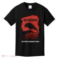 A Passive Aggressive Raven Literature Nevermind Allusion Kids T-Shirt thumb 0