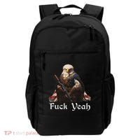 American Pride Bald Eagle Rifle 1776 Fuck Yeah Flag Cape Backpack thumb 0
