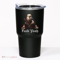 American Pride Bald Eagle Rifle 1776 Fuck Yeah Flag Cape Tumbler thumb 0