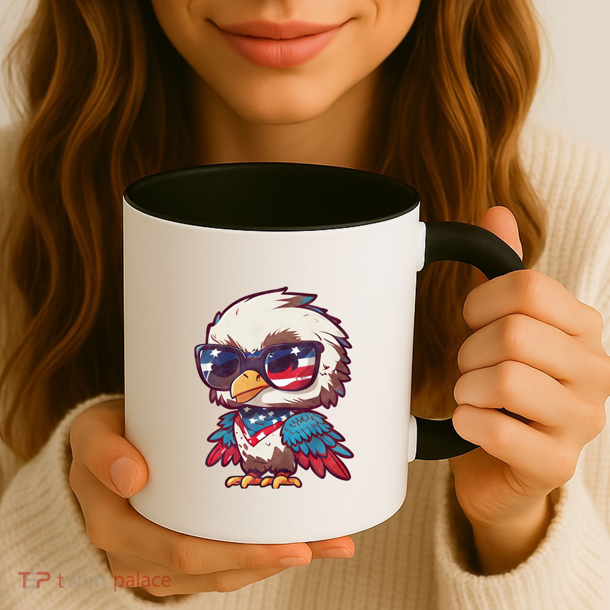 America Patriotic Bald Eagle Coffee Mug