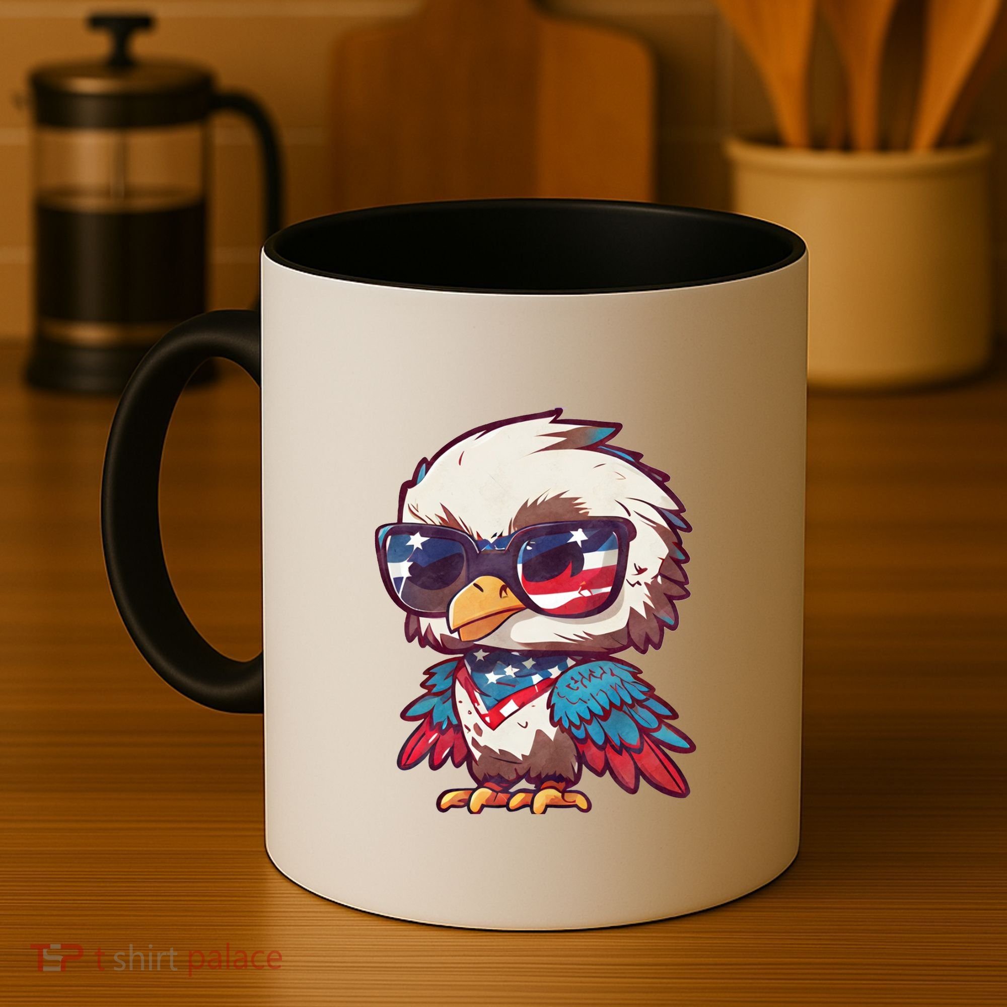America Patriotic Bald Eagle Coffee Mug