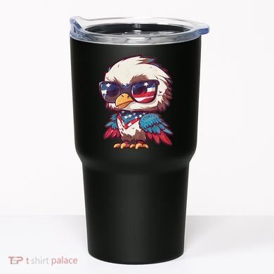 America Patriotic Bald Eagle Tumbler