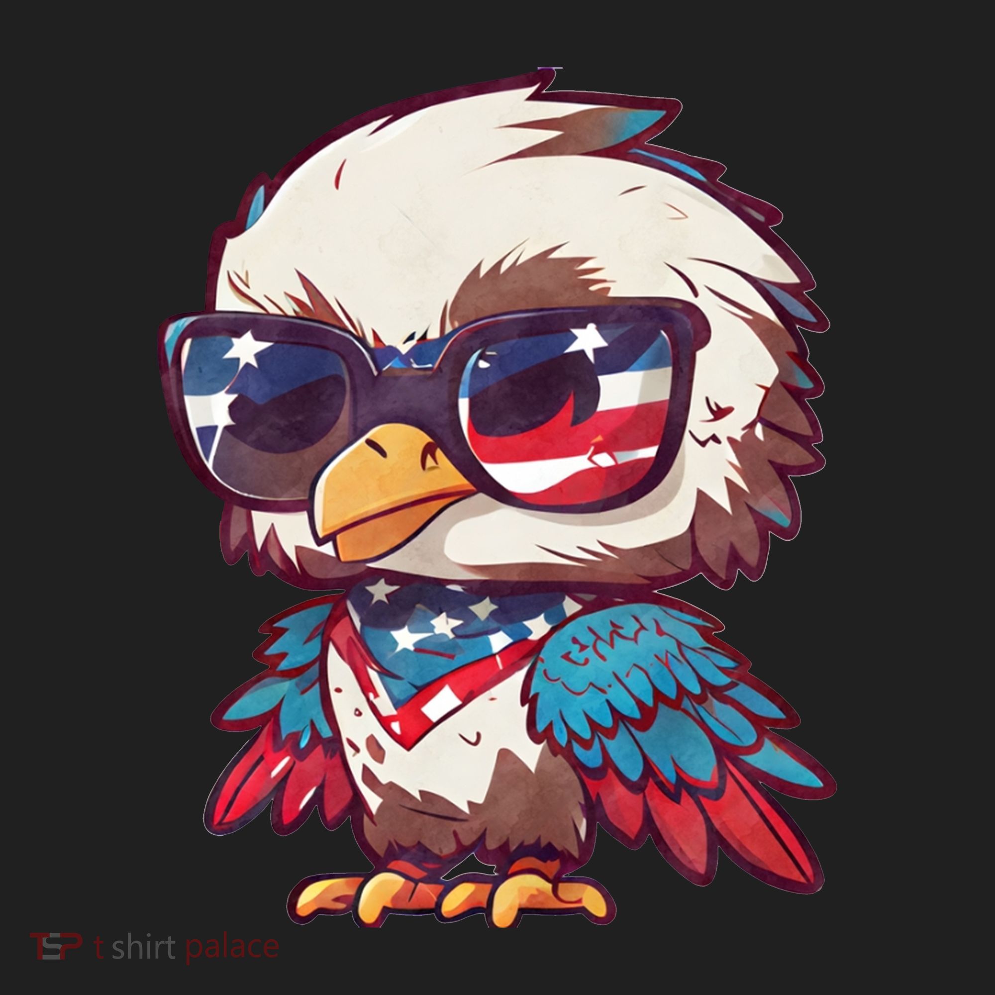 America Patriotic Bald Eagle Tumbler
