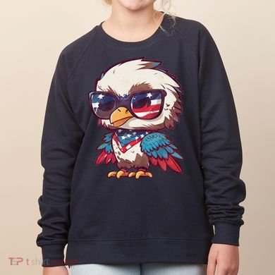 America Patriotic Bald Eagle Women's Sweatshirt