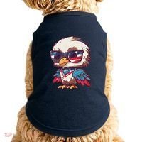 America Patriotic Bald Eagle Doggie Tank thumb 0
