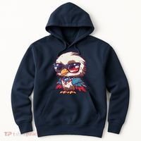 America Patriotic Bald Eagle Hoodie thumb 0