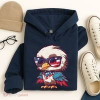 America Patriotic Bald Eagle Hoodie thumb 4