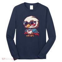 America Patriotic Bald Eagle Long Sleeve Shirt thumb 0