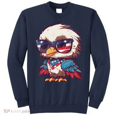 America Patriotic Bald Eagle Sweatshirt