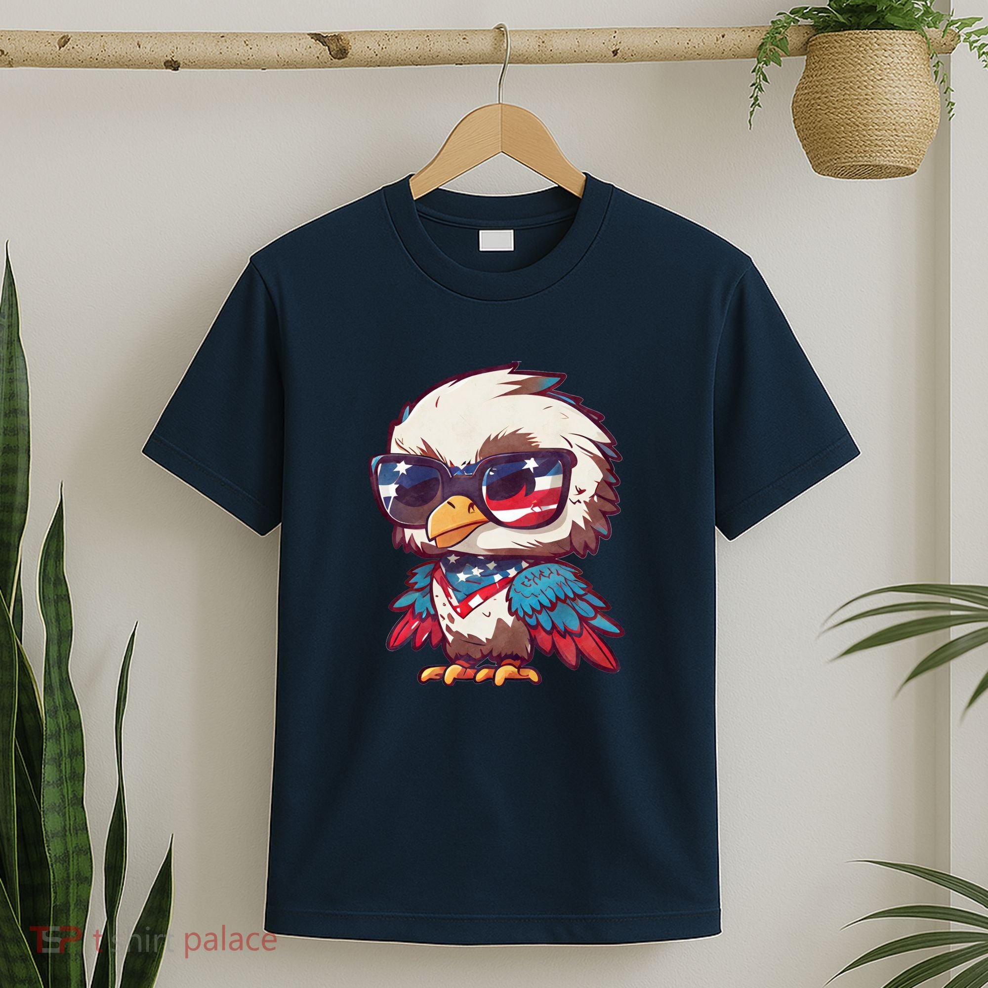 America Patriotic Bald Eagle T-Shirt