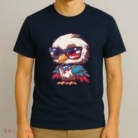America Patriotic Bald Eagle T-Shirt thumb 3