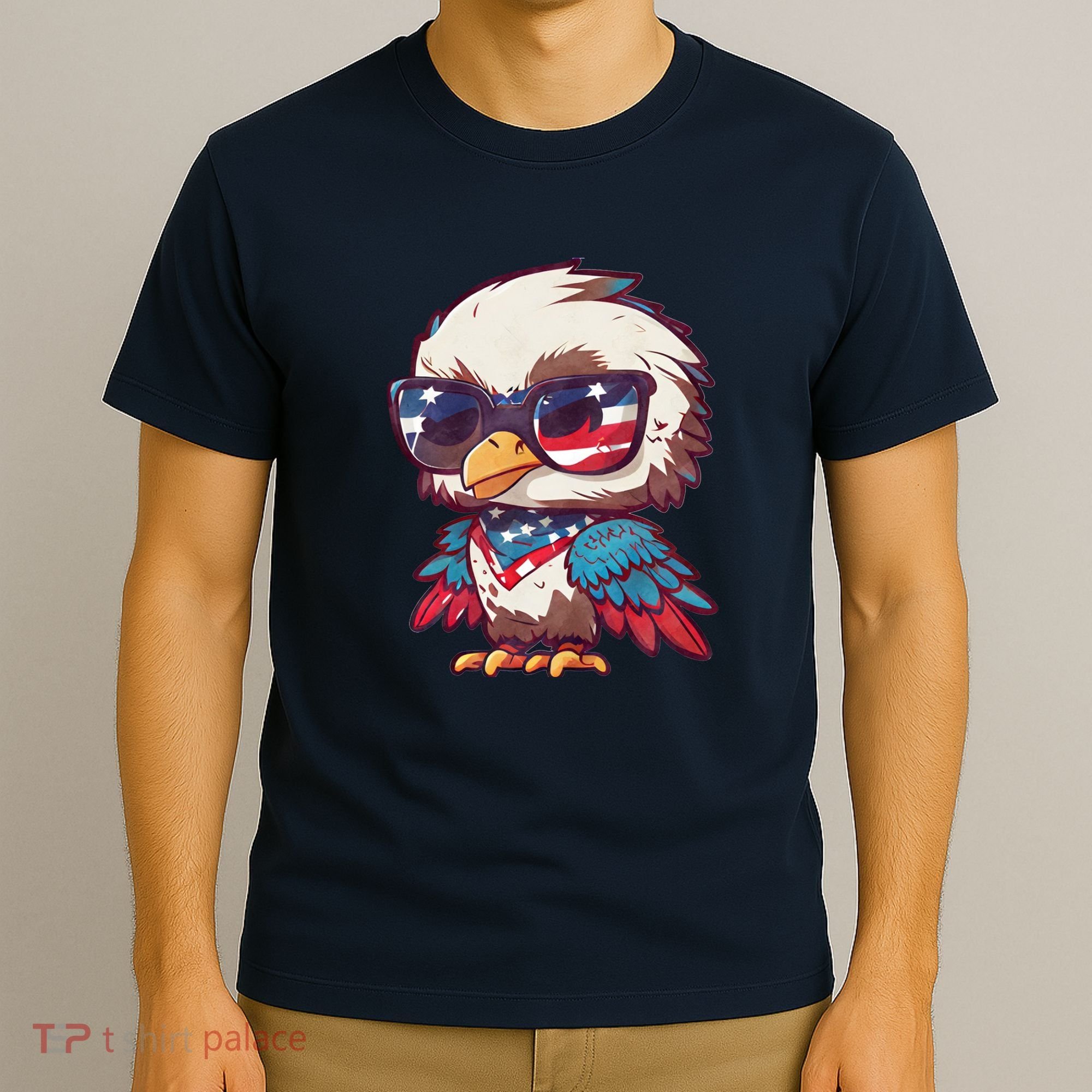 America Patriotic Bald Eagle T-Shirt