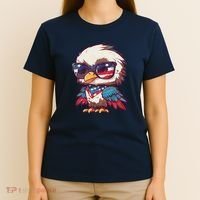 America Patriotic Bald Eagle T-Shirt thumb 4