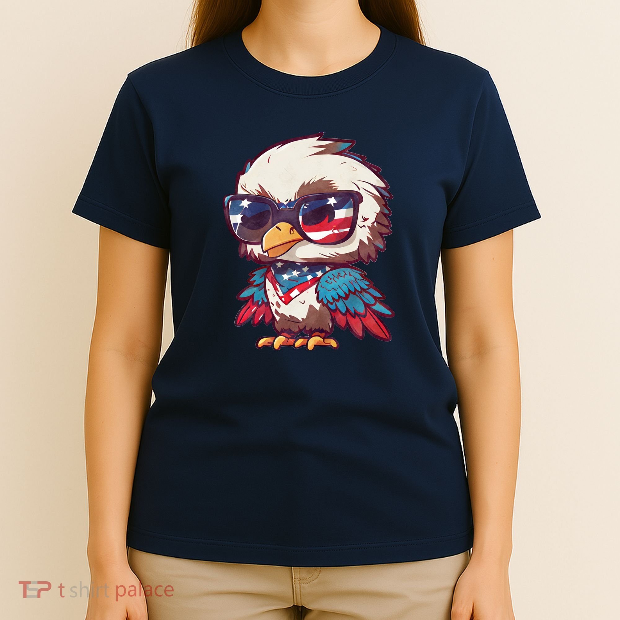 America Patriotic Bald Eagle T-Shirt