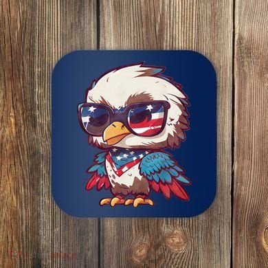 America Patriotic Bald Eagle Coaster