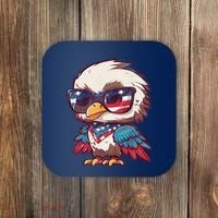 America Patriotic Bald Eagle Coaster thumb 0