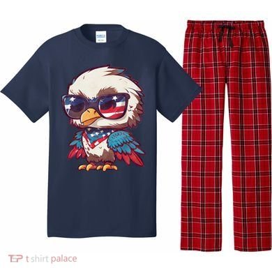America Patriotic Bald Eagle Pajama Set