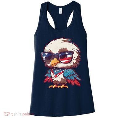America Patriotic Bald Eagle Women's Tank Top