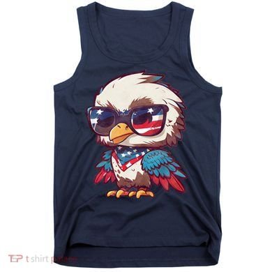 America Patriotic Bald Eagle Tank Top